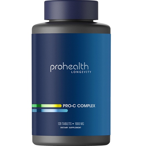 [BRSWIHAZDF4WACTY] ProHealth Pro-C Complex™ (1000 mg, 120 Tablets) (Vitamin C with Bioflavonoids, Acerola, Rose Hips and Rutin)