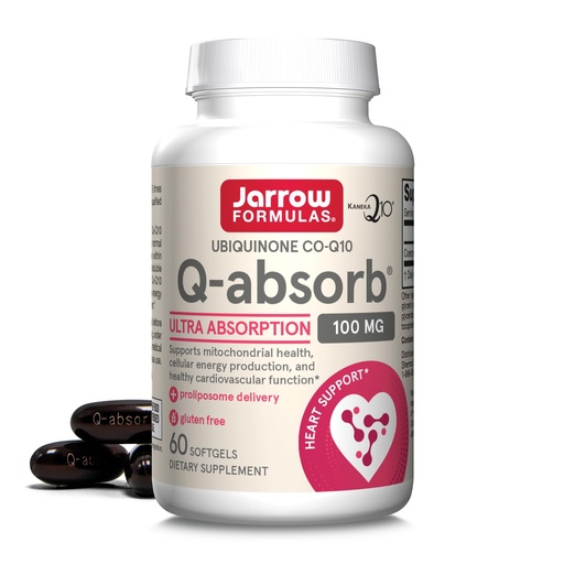 [BRSWIY32BQMBY3DU] Jarrow Formulas Q-absorb Co-Q10 100 mg - 60 Softgels - Dietary Supplement - Antioxidant Support for Mitochondrial Energy Production & Cardiovascular Health - Up to 60 Servings