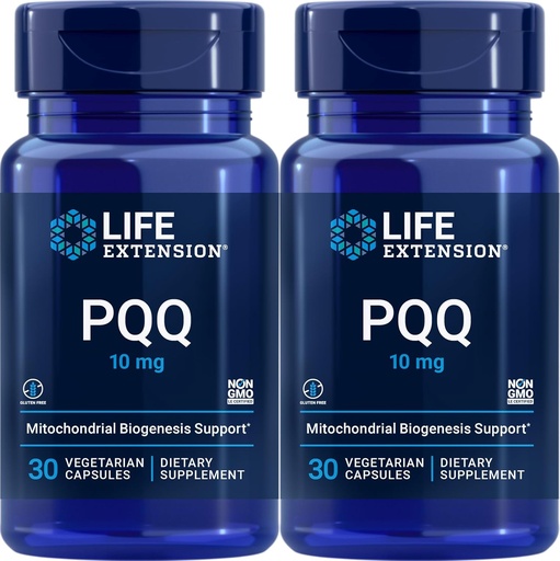 [BRSWIGILAF7R4C3K] Life Extension PQQ (Pyrroloquinoline Quinone) 10 mg, 30 Vegetarian Capsules (Pack of 2)