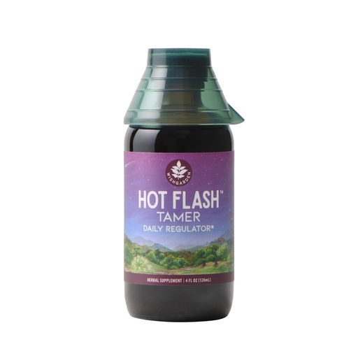 [BRSWYZY3B4NQGFD2] WishGarden Herbs Hot Flash Tamer, Menopause Support Tincture, 4oz | Black Cohosh & Vitex Berry, Night Sweats & Hormone Balance, Gluten-Free, Vegan