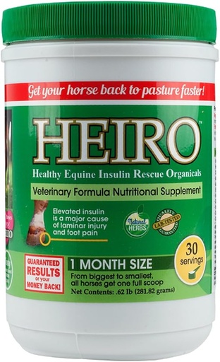 [BRSWGELYCN6RU3DJ] Heiro Healthy Equine Horse Insulin Resistant Rescue Organicals 30, 40, 60, 90, or 180 Day Supply