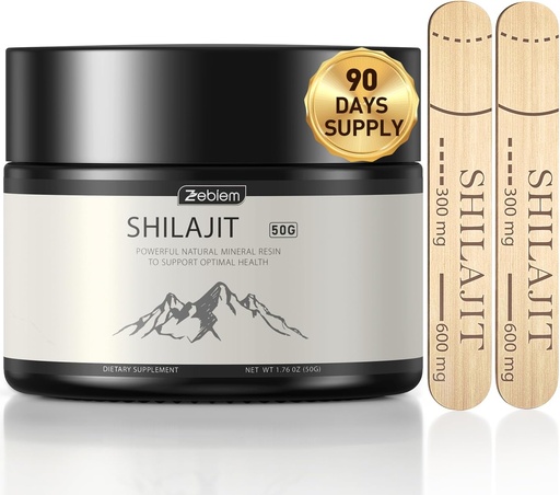 [BRSRAYAOCMNGYHQY] shilajit Pure Himalayan Organic shilajit for Men and Women shilajit Resin Supplyment with Organic Ayurvedic Blend in High Potency for Energy, Strength Boost&Immune Support (50 Grams)