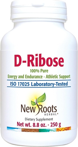 [BRSWIEIGCEDRY2D4] NEW ROOTS HERBAL - D-Ribose Powder 250g - D Ribose Supplement - Athletic Support