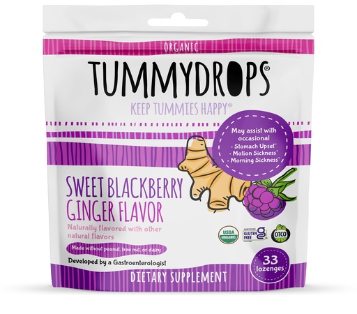 [BRSWGCQQBN6GO2Q2] Tummydrops USDA Organic Sweet Blackberry Ginger