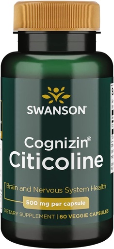 [BRSWIY36BR5AKEDK] Swanson Ultra Cognizin Citicoline 1,000 Milligrams 60 Veg Capsules
