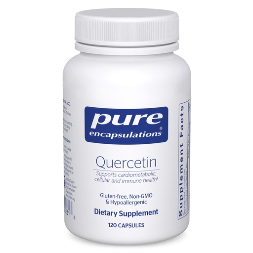 [BRSWIY37BF5R62A3] Pure Encapsulations Quercetin - 500 mg - Immune Support, Cellular Health & Heart Health - Antioxidant Supplement - Gluten Free & Non-GMO - 120 Capsules