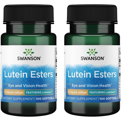 [BRSWGFD3CJ5R6C3X] Swanson Lutein Esters - Featuring Lutemax 6 mg 100 Sgels (2 Pack)