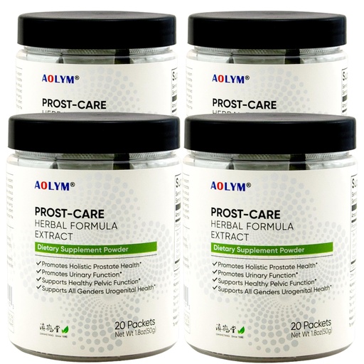 [BRSWYHANAR7W2A3O] Prost-Care Multi Target Natural Herbal Formula, Enhance Healthy Urinary Flow, Promote Pelvic Wellness & Urinary Function, Enhance Prostate Health for Man 20 Packets/Bottle (Pack of 4)
