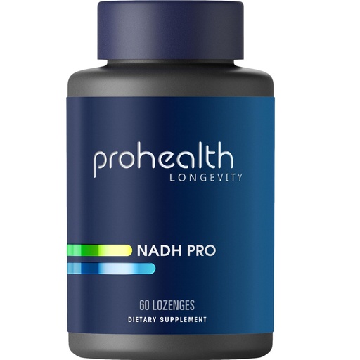 [BRSWGHDYOANWAADH] ProHealth NADH Pro - Boost NAD+ (25 mg, 60 Fast-Acting lozenges) Boost Energy, Memory and Focus | Mood Support | Antioxidant | ATP Production