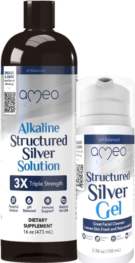 [BRSW2CY6AQMA4C3V] Colloidal Silver Liquid & Extra Strength Colloidal Silver Gel Bundle