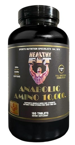 [BRSWIY37OUGWYG3Y] Healthy 'N Fit Amino 10,000 - Amino Acid 180 Tablets - Hydrolyzed Egg & Whey Source - Fast Absorbing