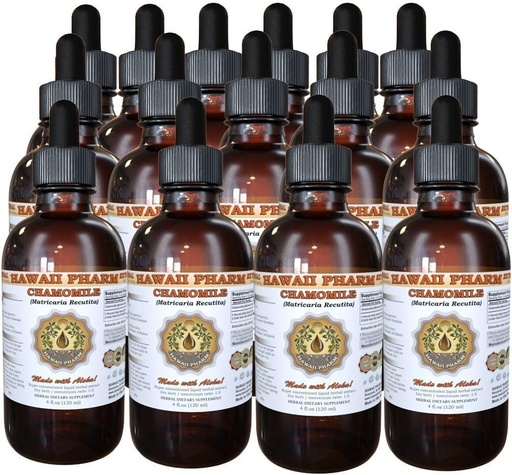 [BRSWIHQKOYHW2DTK] Chamomile Liquid Extract, Organic Chamomile (Matricaria Recutita) Tincture Supplement 15x4 oz