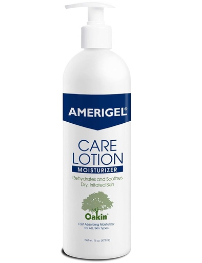 [BRSWYZI6BMPBOF36] Loción de coidados de AMERIGEL - hidratante hipoalerxénico - Coidado de pel diabético - Rehidratos e Soothes pel seca e irritada - 16 oz.