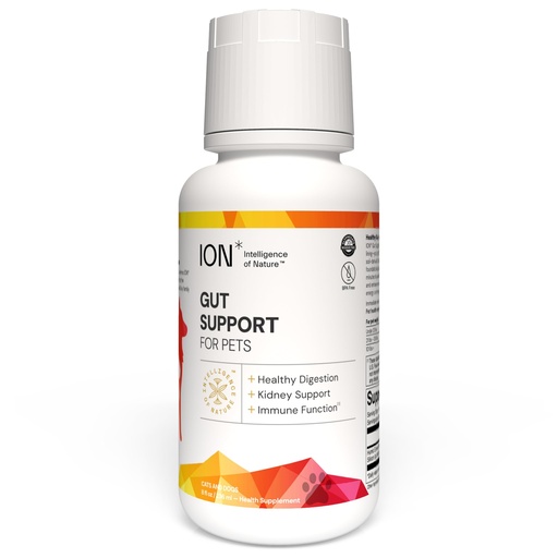 [BRSWGCD2OJ7GOE35] ION* Intelligence of Nature Gut Support for Pets - Liquid Probiotics Drops Alternative for Dogs & Cats, Digestive Health for Puppies, Skin & Hair Health - 8 fl oz (Pack of 1)