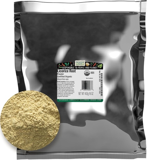 [BRSWIYQ4DJYWEEI5] Frontier Bulk Licorice Root Powder, Organic, 16 Ounce