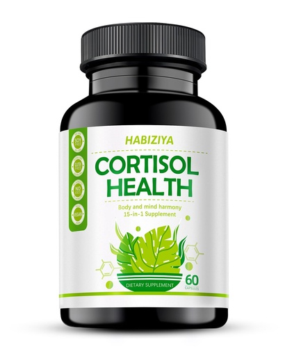 [BRSRAGQQPN5W23QY] Cortisol Manager Supplement for Women and Men Adrenal Support with Ashwagandha, Rhodiola Rosea, Holy Basil, Mood & Sleep Support - Non-GMO, Vegan Capsules (60 Count)