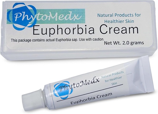 [BRSWGBINDEJQYHIU] PhytoMedx - Euphorbia Cream, Radium Weed, Exclusive Source of Euphorbia Sap formulated into an Easy-to-Use Skin Care Spot Cream for Sun-Damaged Skin, 2.0 g
