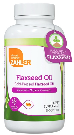 [BRSWIEY3DJ4BKCDO] Zahler Organic Flaxseed Oil - 1000mg Softgels - Organic Omega 3 ALA Supplement - Kosher Non-GMO Gluten Free Vegetarian-Friendly Flaxseed (90 Count)