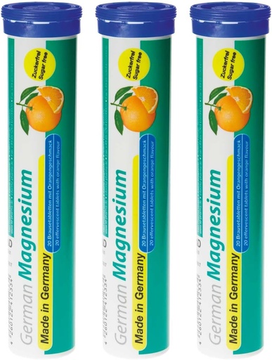 [BRSROEIQDIFBOCYY] Magnesium Oxide Supplement | Effervesent Tables | Orange Farvor – 200 mg Magneium for accessing access free, เวก้า – T&DPharma - ผลิตในเยอรมนี