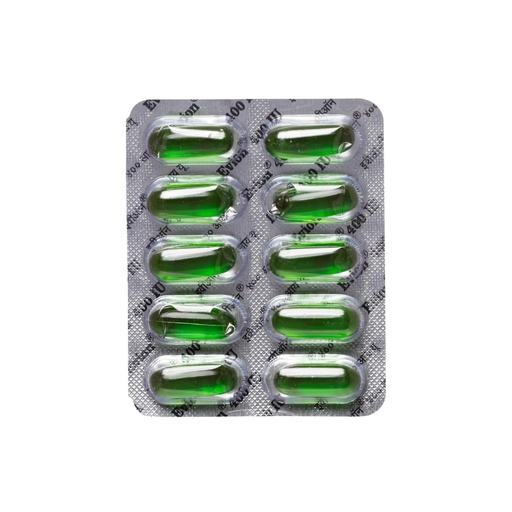 [BRSWKZAMCQFGIDI3] 50 Evion Capsules Vitamin E For Glowing Face,Strong Hair,Acne,Nails, Glowing Skin 400mg