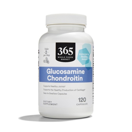 [BRSWEBIZOAIQIFLA] 365 by Whole Foods Market, Glucosamine Chondroitin, 120 Capsules