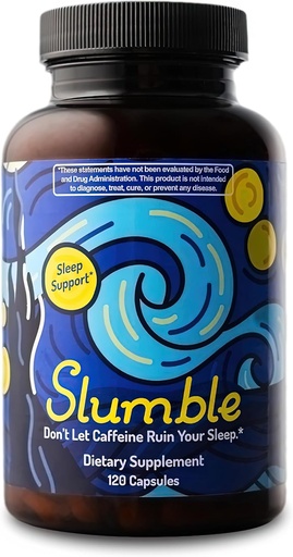 [BRSROGQYC4CGAAL4] Sleep Support – Helps Remove Caffeine Before Bed with Sulforaphane, Evodia Fruit, Melatonin (4mg), Magnesium, L-Tryptophan & B6 – Non-Habit Forming Natural Sleep Aid – 120 Capsules, 60-Day Supply