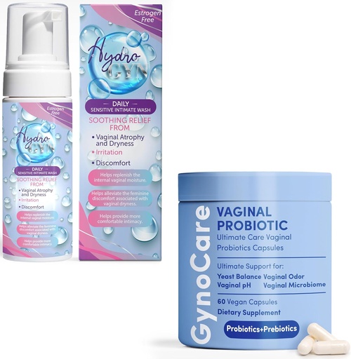 [BRSRAAITOIOWA2DH] Terramed Just Think Comfort Feminine Wellness Bundle: Vaginal Probiotic Capsules + Unscented Feminine Wash – Dual Support for pH Balance, Odor Control, and Intimate Health