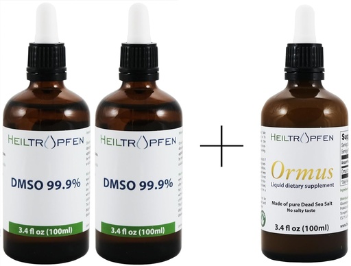 [BRSRMFALC57AG3AV] Bundle/Set of 2X DMSO 99.9% 3.4 oz + Ormus 3.4 Fl Oz Concentrated Orme | Heiltropfen®