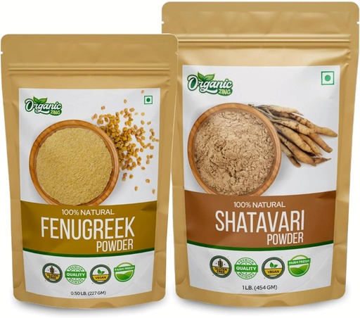 [BRSRABATO54G23A2] ORGANIC ZING Shatavari- 454g & lambaläätse pulber - 227g