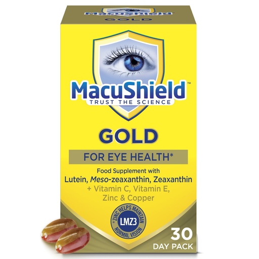 [BRSWIFIOBEIGCDI3] Macu Shield Gold Food Supplement - Pack of 90 Capsules