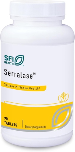 [BRSWIGA4DEJQI2QV] Klaire Labs SFI Salut Seralsee - Vegetarrian Proteytic Enzyme Fusiona amb Serratia Peptidase i Bromein per Digestió, font de Papaya i Pineya, Hypoalgenic (90 Enteric coret)
