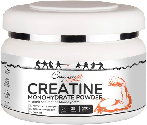 [BRSROZQ7OAOWOHI3] cosynee Creatine Monohydrate Micronized Powder (6.7oz (190g))