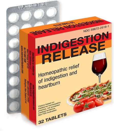 [BRSRMAYECN5GADL3] Miers Lab Indigestion Relief קפסולות, Tablet הומאופתיים להקלת לבבורן, בטוח ויעיל, מהיר לפעול, 32 טבליות