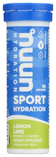 [BRSWKHD4CYOGG2Y6] Nuun Active: Lemon+Lime Electrolyte Enhanced Drink Tablets(6-Pack of 10 Tablets)6