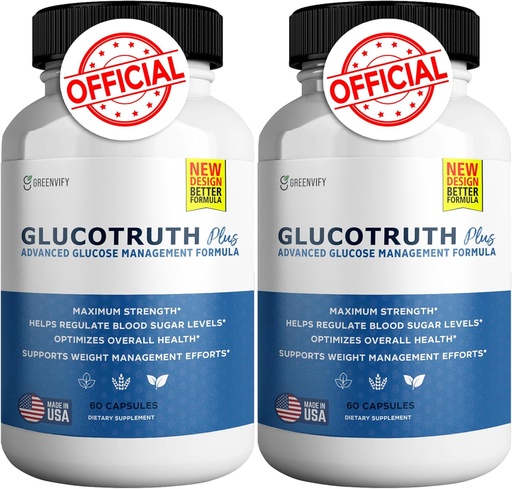[BRSRAYLYB54BYG3B] GlucoTruth Plus Zaawansowane z witamin minerałów Magnezu Witamina C Witamina E Cynk Banaba Leaf (2)