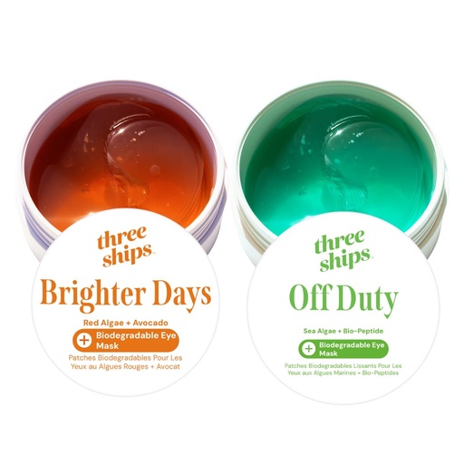 [BRSRAHAHBAIQECD3] Three Ships Eye Mask Gift Set - Biodegradable Eye Masks – As Seen on Dragons’ Den – Under Eye Patches for Puffiness and Dark Circles – Eye Bag Treatment, 30 Sets (60 Patches), 2.96 oz