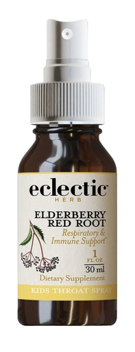 [BRSWIYQZBQPQC2DI] Eclectic Herb - Elderberry Red Root Throat Spray Kids | Respiratory & Immune Support | Non-GMO, Gluten-Free (1 fl oz | 30 ml)