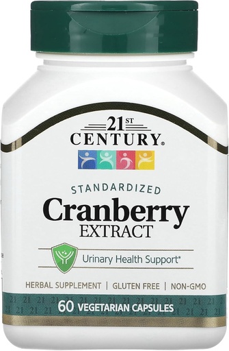 [BRSWIYT6CMMBMYDO] 21st Century Cranberry Extract, Standardized, 60 Vegetarian Capsules