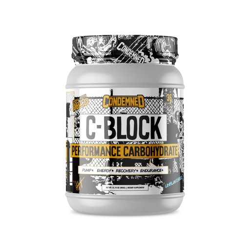 [BRSWGFAPAABGCCYY] CONDEMNED Labz C-Block Performance Carbohydrate Powder | 25g Carb10, Highly Branched Cluster Dextrin | Rapid Digestion | Boost Stamina & Recovery | 36 Servings (Unflavored)
