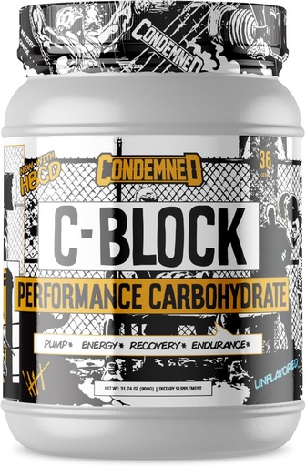 [BRSWGFAPAABGCCYY] CONDEMNED Labz C-Block Performansı Carbohidrat Toz | 25g Carb10, Highly Branched Cluster Dextrin | Hızlı Digestion | Boost Stamina & Recovery | 36 Hizmet (Unflavored)