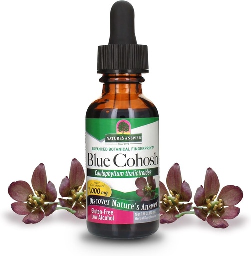 [BRSWIYQYO54WOELG] Nature's Answer Blue Cohosh Root with Organic Alcohol, 1-Fluid Ounce