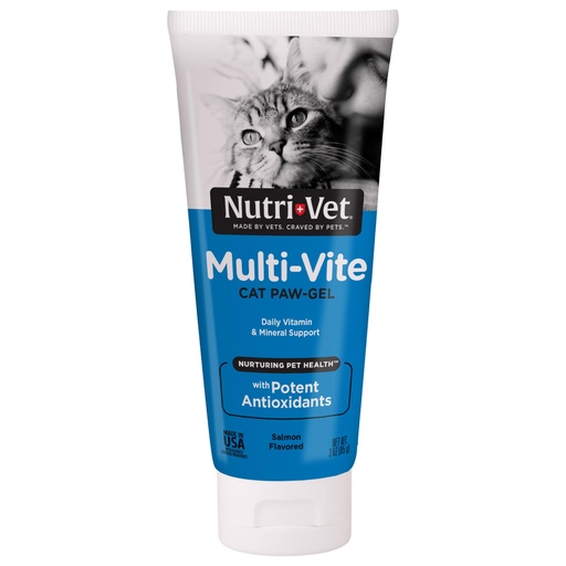 [BRSWIYDYB5YQGFQ7] Nutri-Vet Multi-Vite Paw Gel for Cats, Daily Vitamin, Kitten Supplies, Immune Support, Cat Vitamin, Potent Antioxidants, Multi-Vitamin Paw Gel, Senior Feline Supplements, 3 oz
