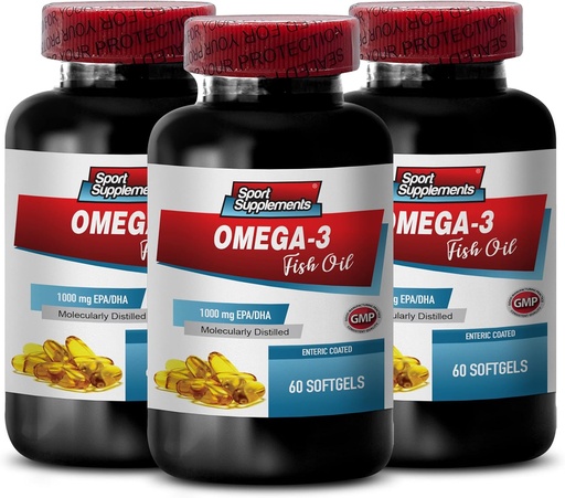 [BRSWIHIZOEARGYDA] Omega-3 8060 Fish Oil - Fish Oil - Fish Oil Supplements, Fish Oil Omega 3 Supplements, Omega 3 Supplements, Omega 3 Fatty Acid Supplements, Wild Alaskan Fish Oil, Pure Omega 3-3 Bot 180 Softgels