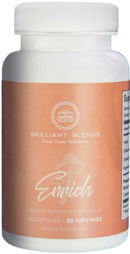 [BRSRMFA7OQJQAHIZ] ENRICH Adaptogen Supplement – Doctor-Formulated Blend for Energy, Focus and Attention, and Mood Support | Natural Adaptogen Formula with Clinically Sourced Ingredients | Vegan, Non-GMO | 30 Servings