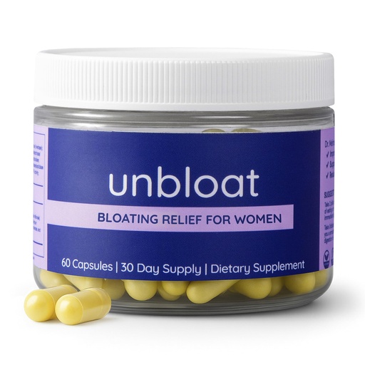 [BRSRMZI7BMHWAADV] Anti-Bloat Pills for Women - Bloating Relief for Women & Digestive Support Supplement - Enhances Gut Health - No Bloat Formula with Prebiotics & Probiotics - Debloating Supplements - 60 Count