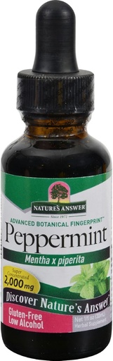 [BRSWIYQIBJ4R42DO] Příroda? s Odpověď Peppermint Leaf Mentha x Piperita gluten Alkohol zdarma bylinný dodatek podporuje zdravé stravitelné funkce *? 1 FL Oz
