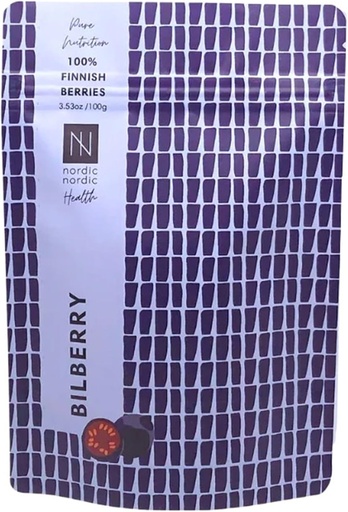 [BRSWK2QCBEFQCADO] Bilberry Powder, Powerful Antioxidant Superfood (100 Gram)