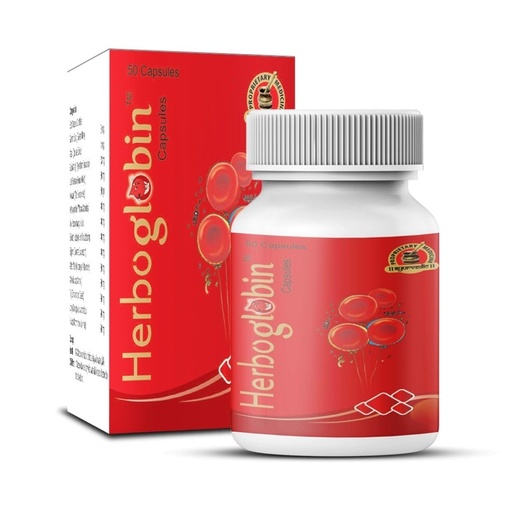 [BRSWIBQ7OENQCCTE] Herboglobin Capsule 4 Packs of 50 | Herbal Remedy, For Iron Deficiency Anemia