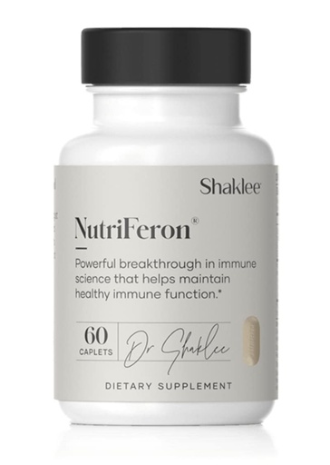 [BRSWIEITPMFBAFLC] Shaklee - NutriFeron® Immune-Boosting Botanical Blend - Developed by Renowned Immunologist - Promotes Healthy Immune Function with Interferon-Boosting Ingredients - Contains Zinc - 60 Caplets