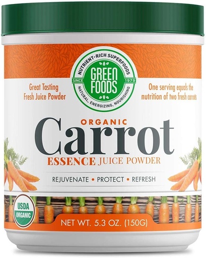 [BRSWIYQMDN6B63Q3] Green Foods - Carrot Essence, 5.3 oz powder